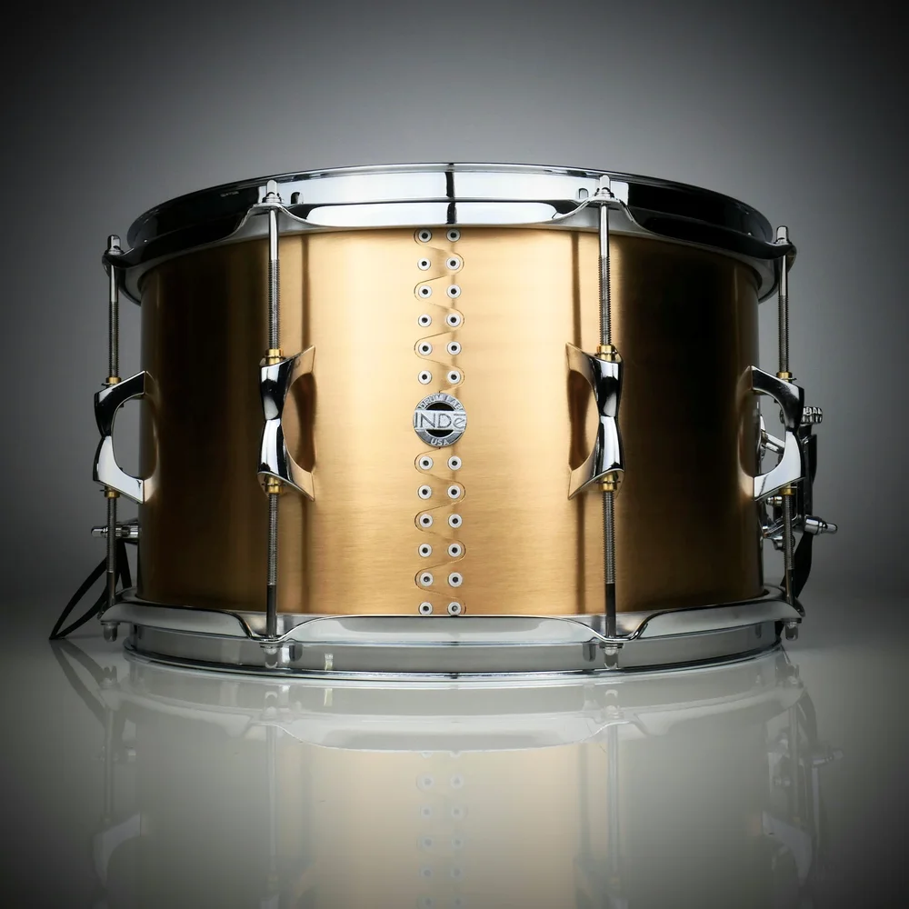 Kalamazoo Series Brushed Bronze In-Stock Snares — Independent Drum Lab
